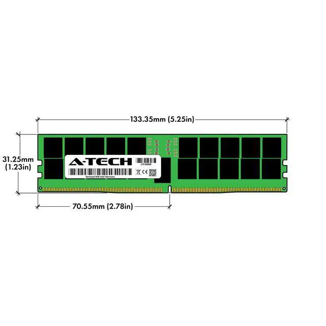 Alt view image 3 of 7 - (NOT FOR HOME PC!) 96GB DDR5 PC5-44800R ECC RDIMM (Replacement for HP P66896-1B1) Server Memory RAM