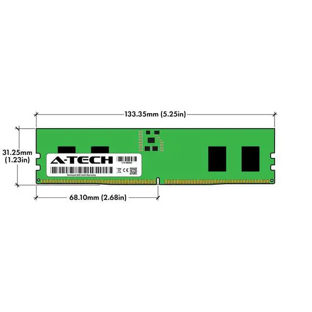 Alt view image 3 of 7 - 8GB DDR5 PC5-44800 DIMM Replacement for Crucial CT2K8G56C46U5 Desktop Memory RAM