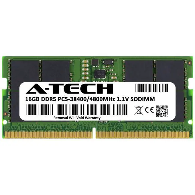 Alt view image 2 of 6 - 16GB PC5-38400 SODIMM (Replacement for G.Skill F5-4800S3434A16GX2-RS) Memory RAM