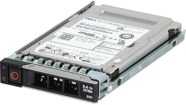 Main image of 8RJJ9-CD1 Dell 6.4TB Enterprise NVMe Gen4 MU TLC 2.5 SSD CM7-V