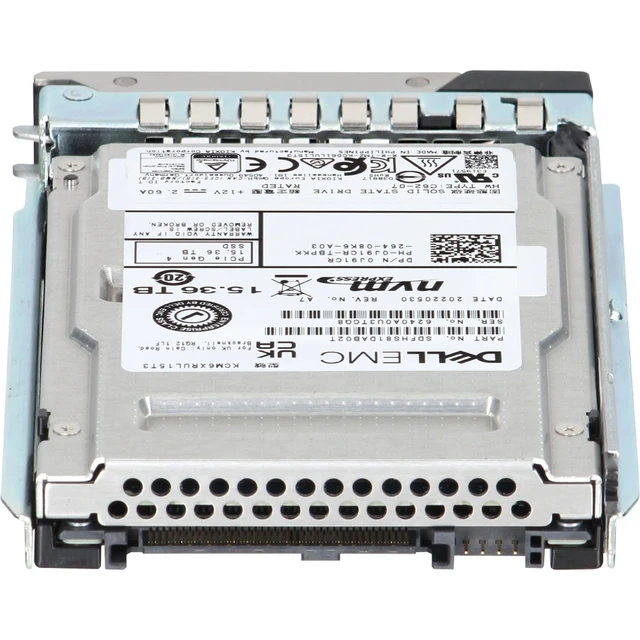 Alt view image 4 of 5 - J91CR-CD1 Dell 15.36TB Enterprise NVMe Gen4 RI TLC 2.5 SSD CM6-R