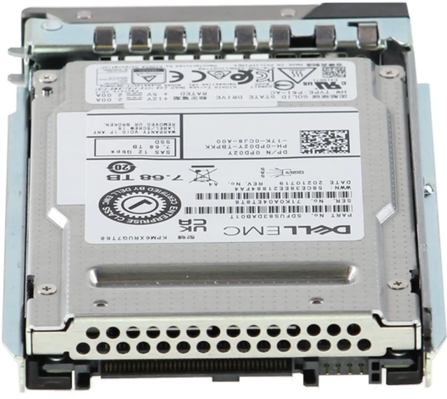 Alt view image 4 of 5 - (NOT FOR HOME PC!) PD02Y-CP1 Dell 7.68TB 12/24Gbps SAS RI TLC 2.5 SSD KPM6XRUG7T68 CPO