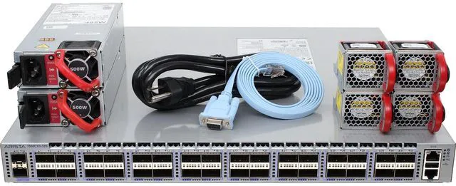 Main image of Arista DCS-7050CX3-32S-F 32P 100GbE QSFP100 2P 10GbE SFP+ Switch