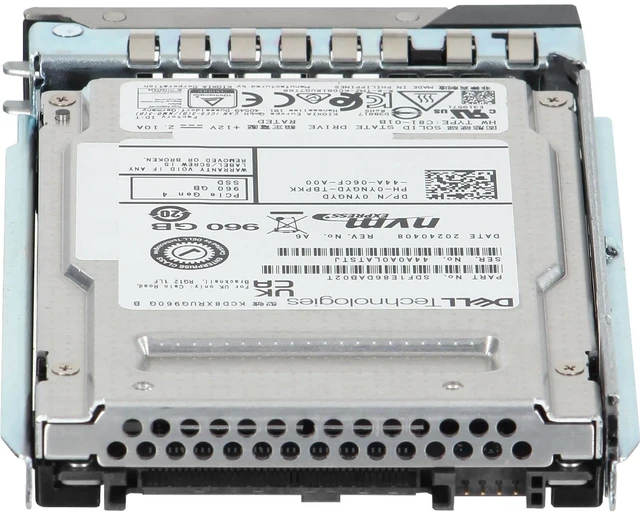 Alt view image 4 of 5 - YNGYD-CDL Dell 960GB Data Center NVMe Gen4 RI TLC 2.5 SSD CD8-R