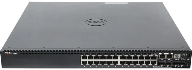 Alt view image 2 of 6 - Dell Networking S3124 24P 1GbE 2P 10GbE SFP+ Switch (Rails)