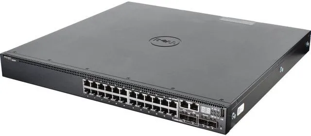 Alt view image 3 of 6 - Dell Networking S3124 24P 1GbE 2P 10GbE SFP+ Switch (Rails)