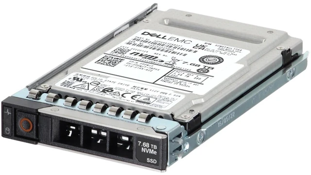 Main image of PDWJY Dell 7.68TB Enterprise NVMe Gen4 RI SED FIPS TLC 2.5 SSD CM6-R
