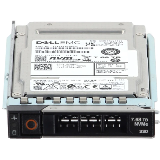 Alt view image 2 of 7 - PDWJY Dell 7.68TB Enterprise NVMe Gen4 RI SED FIPS TLC 2.5 SSD CM6-R
