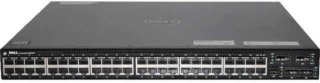 Alt view image 2 of 6 - Dell Networking S4820T 48P 10GbE 4P QSFP+ PSU-I/O Switch