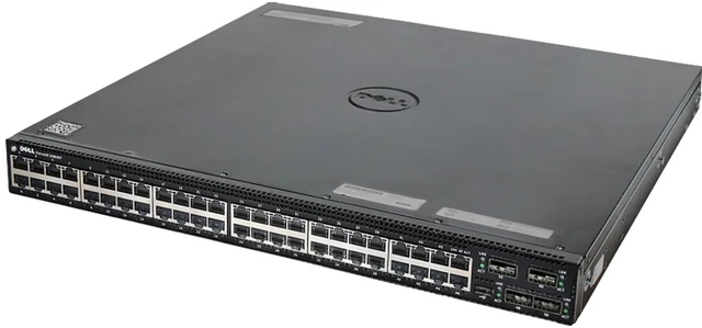 Alt view image 3 of 6 - Dell Networking S4820T 48P 10GbE 4P QSFP+ PSU-I/O Switch