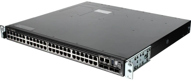 Alt view image 3 of 6 - Dell Networking E3248PXE-ON 48P 10GbE 4P SFP28 2P QSFP28 UPoE+ Switch