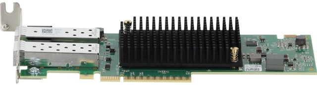 Alt view image 3 of 7 - 39T9X Dell Emulex LPe36002 Dual 64Gb Fibre Channel HBA LP