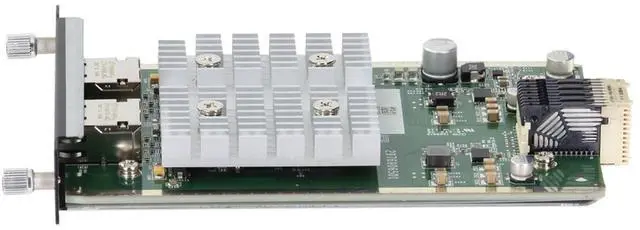 Alt view image 3 of 7 - Dell N3000 2P 10GbE BASE-T Hot Swappable Uplink Module CK9KC