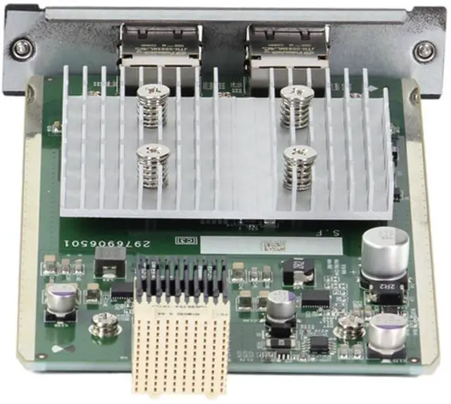 Alt view image 4 of 7 - Dell N3000 2P 10GbE BASE-T Hot Swappable Uplink Module CK9KC