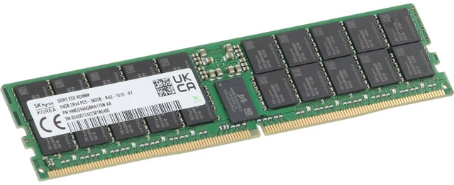 Main image of HMCG94AGBRA179N Hynix 64GB 2Rx4 DDR5 RDIMM- 5600MT/s