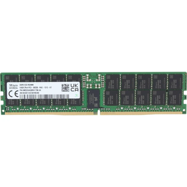 Alt view image 3 of 6 - HMCG94AGBRA179N Hynix 64GB 2Rx4 DDR5 RDIMM- 5600MT/s