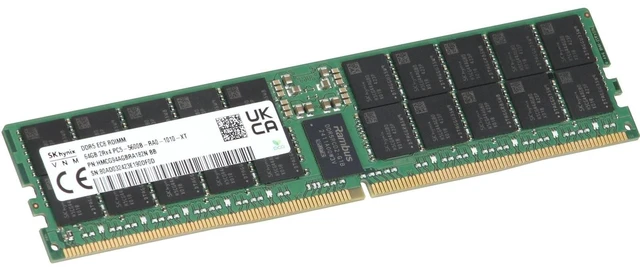 Main image of HMCG94AGBRA182N Hynix 64GB 2Rx4 DDR5 RDIMM- 5600MT/s