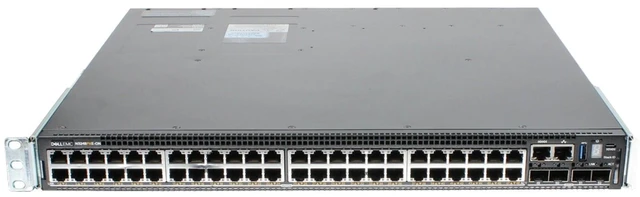 Alt view image 2 of 4 - Dell N3248PXE-ON 48P 10GbE 4P SFP28 2P QSFP28 UPoE+ OS6 Switch