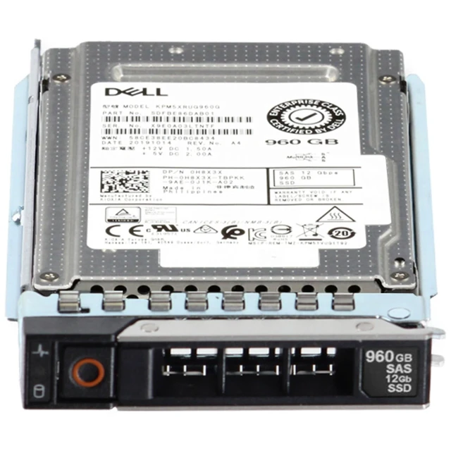 Alt view image 2 of 7 - (NOT FOR HOME PC!) H8X3X Dell 960GB 12Gbps SAS RI TLC 2.5 SSD KPM5XRUG960G CPO -R