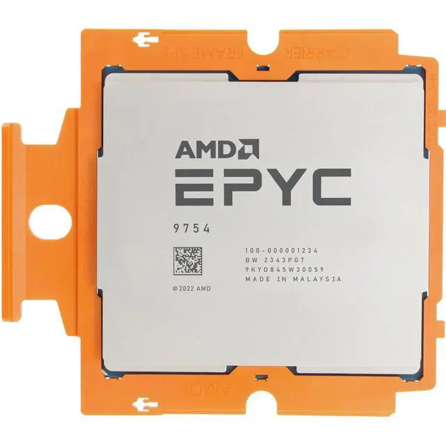 Alt view image 3 of 6 - AMD EPYC 9754 128C 2.25GHz 256M DDR5-4800 360W (Dell) (100-000001234)