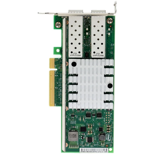Alt view image 5 of 7 - 942V6 Dell Intel X520-DA2 Dual 10Gb SFP+ CNA LP