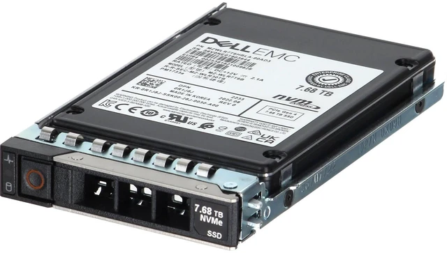 Main image of R1J8J Dell 7.68TB Enterprise NVMe Gen4 RI TLC 2.5 SSD PM1733a