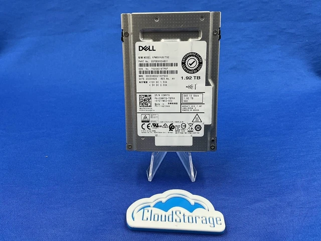 Alt view image 5 of 7 - (NOT FOR HOME PC!) 2WVYG Dell 1.92TB SAS 12Gbps Mix Use 2.5'' SSD KPM5XVUG1T92 with tray