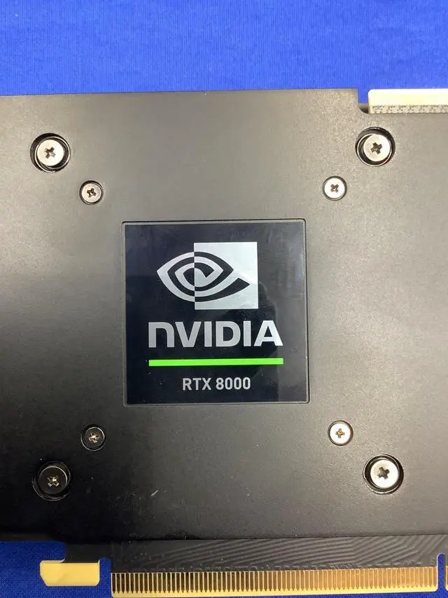 Alt view image 3 of 7 - NVIDIA Quadro RTX 8000 Passive Cooled 48GB GDDR6 Graphics Card DELL 8VJMK 08VJM