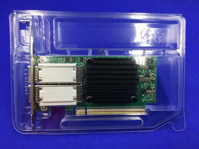 Alt view image 2 of 5 - MCX456A-ECAT Mellanox ConnectX-4 VPI EDR IB 100GbE QSFP28 Dual Port Adapter