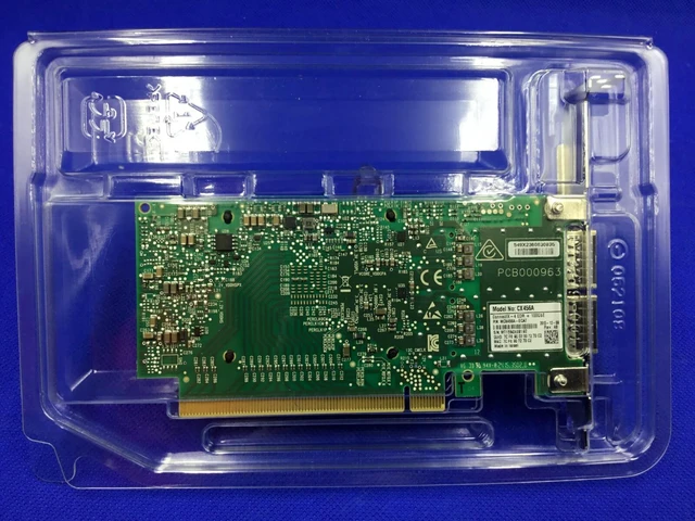 Alt view image 3 of 5 - MCX456A-ECAT Mellanox ConnectX-4 VPI EDR IB 100GbE QSFP28 Dual Port Adapter