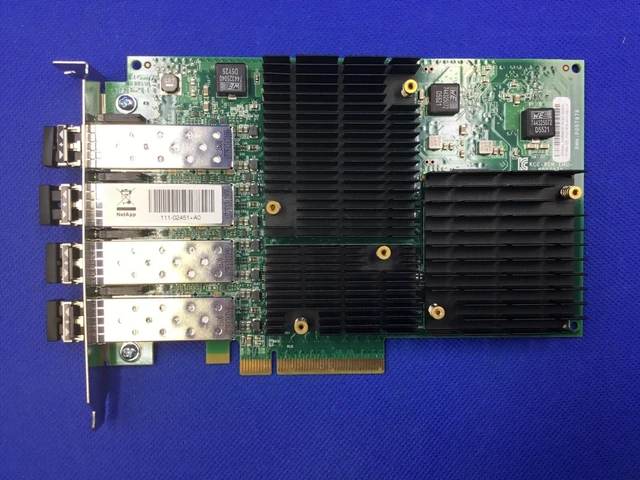Alt view image 3 of 4 - LPE16004-M6 Emulex 16G FC quad-port FC Host Bus adapter