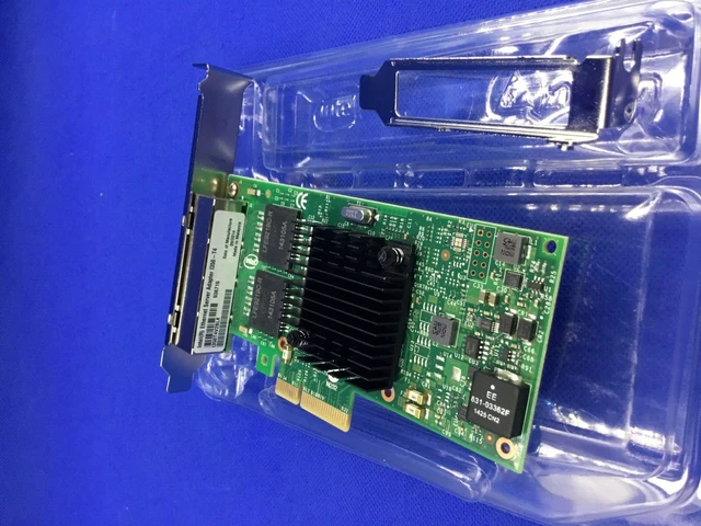 Alt view image 4 of 6 - Original Intel I350-T4V2 1GbE Ethernet Server Adapter I350-T4V2BLK with Hologram