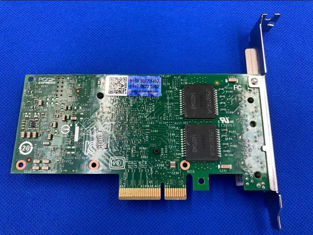 Alt view image 6 of 6 - Original Intel I350-T4V2 1GbE Ethernet Server Adapter I350-T4V2BLK with Hologram