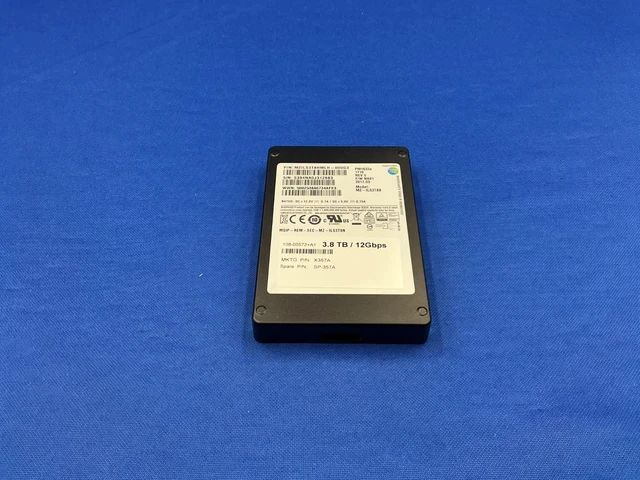 Alt view image 3 of 6 - (NOT FOR HOME PC!) MZ-ILS3T8B SAMSUNG Netapp PM1633a 3.84TB SAS 12Gbps 2.5'' SSD X357A W/O caddy
