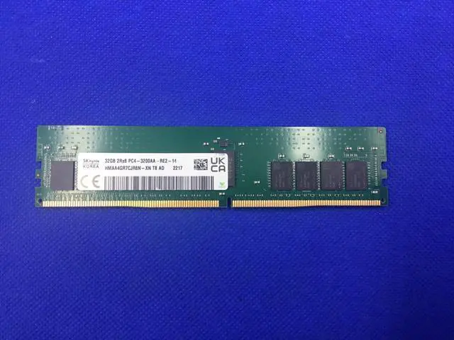 Alt view image 2 of 2 - HMAA4GR7CJR8N-XN HYNIX 32GB (1X32GB) 2Rx8 PC4-3200AA MEMORY