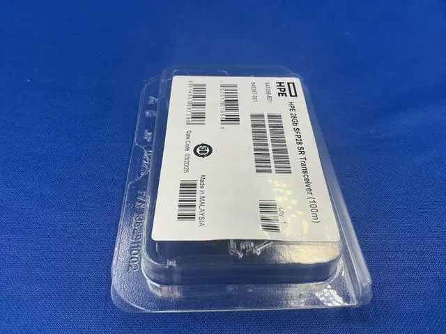 Alt view image 3 of 6 - 845398-B21 HPE 25GB SFP28 SR 100M TRANSCEIVER 845397-001