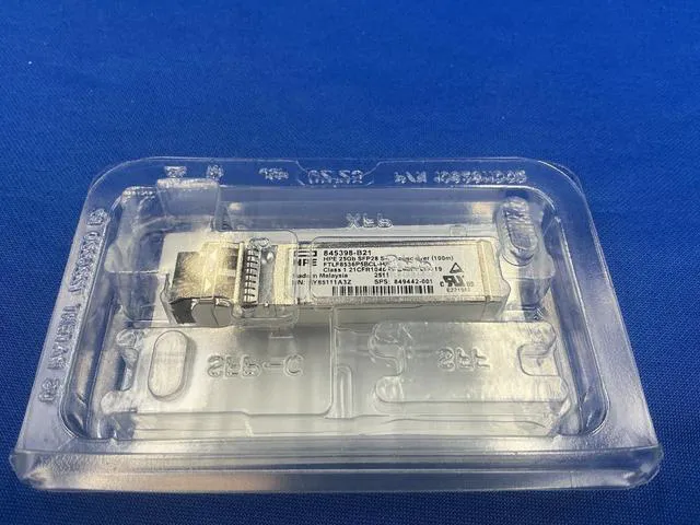 Alt view image 6 of 6 - 845398-B21 HPE 25GB SFP28 SR 100M TRANSCEIVER 845397-001