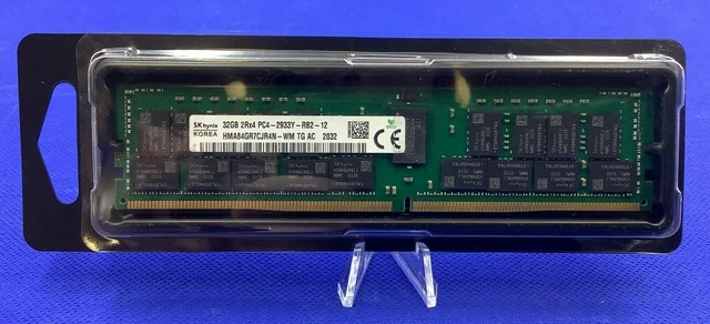 Alt view image 2 of 2 - HMA84GR7CJR4N-WM HYNIX 32GB (1X32GB) 2RX4 PC4-2933Y SERVER MEMORY