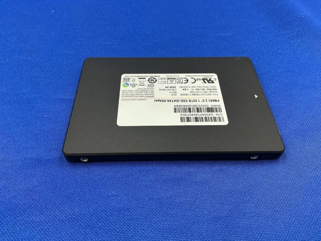 Alt view image 6 of 6 - MZ-7LH1T90 SAMSUNG PM883 1.92TB SATA 6.0Gbps 2.5in SSD