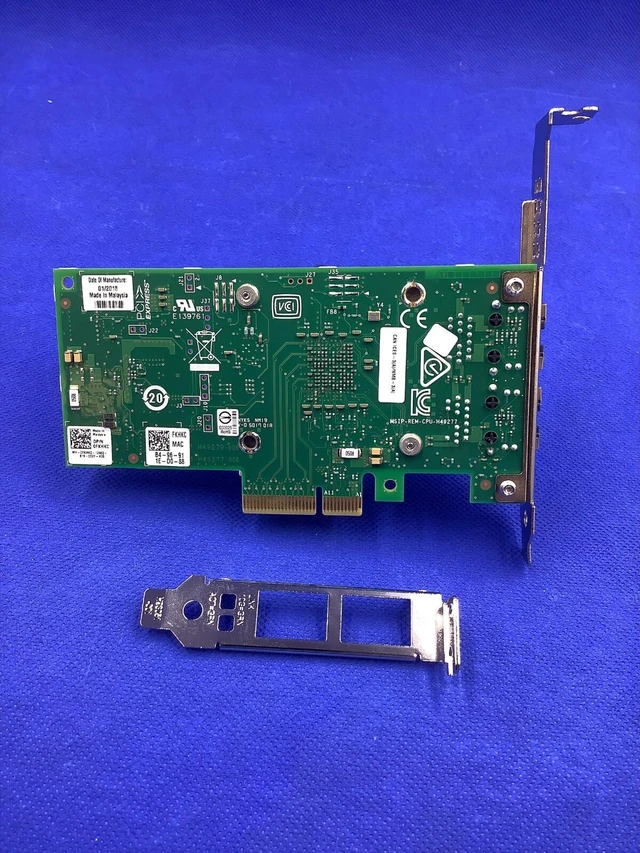 Alt view image 2 of 5 - X550-T2 dell Intel 10Gb 2P Ethernet Network Adapter DELL FKHKX HWWN FKHKC
