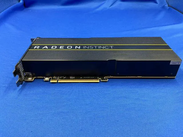 Alt view image 2 of 7 - AMD Instinct MI50 32GB HBM2 PCIe 4.0 x16 Professional Graphics Card
