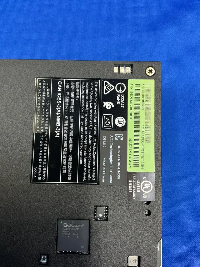 Alt view image 7 of 7 - AMD Instinct MI50 32GB HBM2 PCIe 4.0 x16 Professional Graphics Card