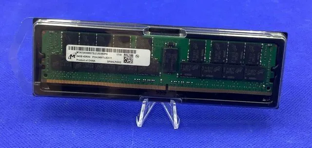 Alt view image 2 of 6 - (NOT FOR HOME PC!) MTA72ASS8G72LZ-2G3B2 MICRON 64GB 4DRX4 PC4-19200 DDR4-2400 ECC SERVER RAM