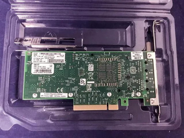 Alt view image 5 of 6 - 716591-B21 HP 716589-001 Ethernet 10GBase-T 2-port 561T Adapter 717708-001