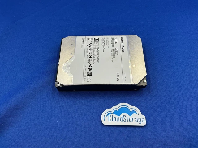Alt view image 2 of 4 - (NOT FOR HOME PC!) WD Ultrastar DC HC550 18TB 7.2K SAS 12Gbs 512MB 3.5" HDD WUH721818AL5204 0F38353