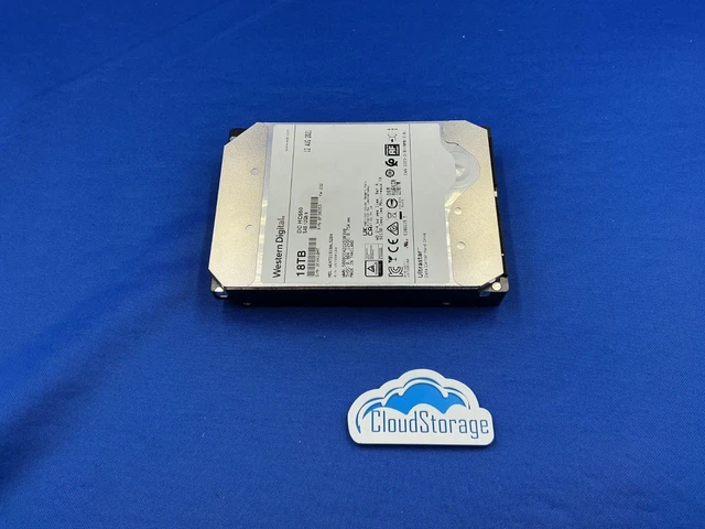Alt view image 4 of 4 - (NOT FOR HOME PC!) WD Ultrastar DC HC550 18TB 7.2K SAS 12Gbs 512MB 3.5" HDD WUH721818AL5204 0F38353