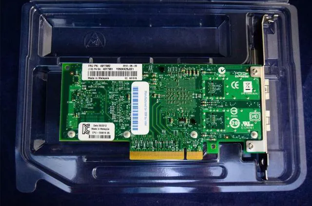 Alt view image 2 of 2 - X520-DA2 IBM / INTEL 2PORT 10GbE SFP+ ADAPTER 49Y7961 49Y7962 49Y7960