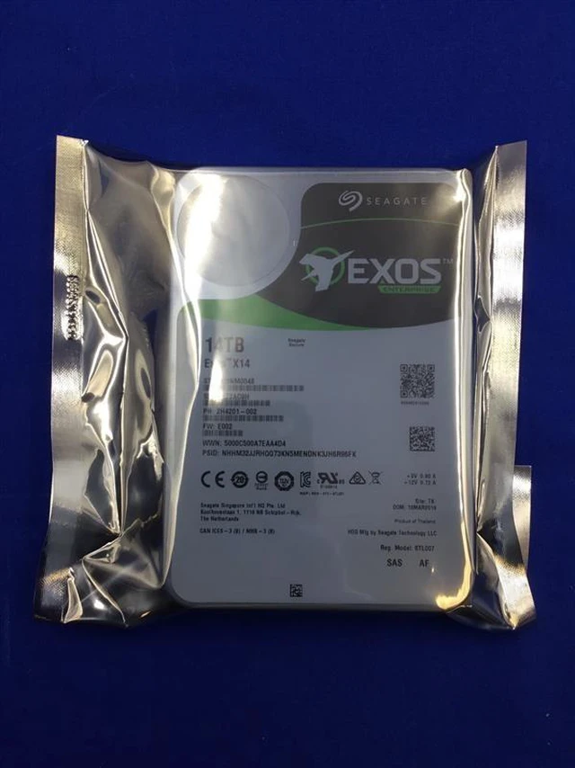 Alt view image 2 of 5 - (NOT FOR HOME PC!) ST14000NM0048 Seagate Exos X14 14TB 7.2K SAS 12Gbps 3.5in 512e ENT HDD