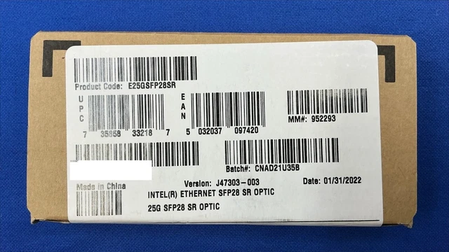 Alt view image 3 of 7 - E25GSFP28SR Intel Ethernet SFP28 Optics