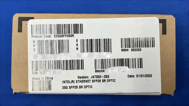 Alt view image 5 of 7 - E25GSFP28SR Intel Ethernet SFP28 Optics
